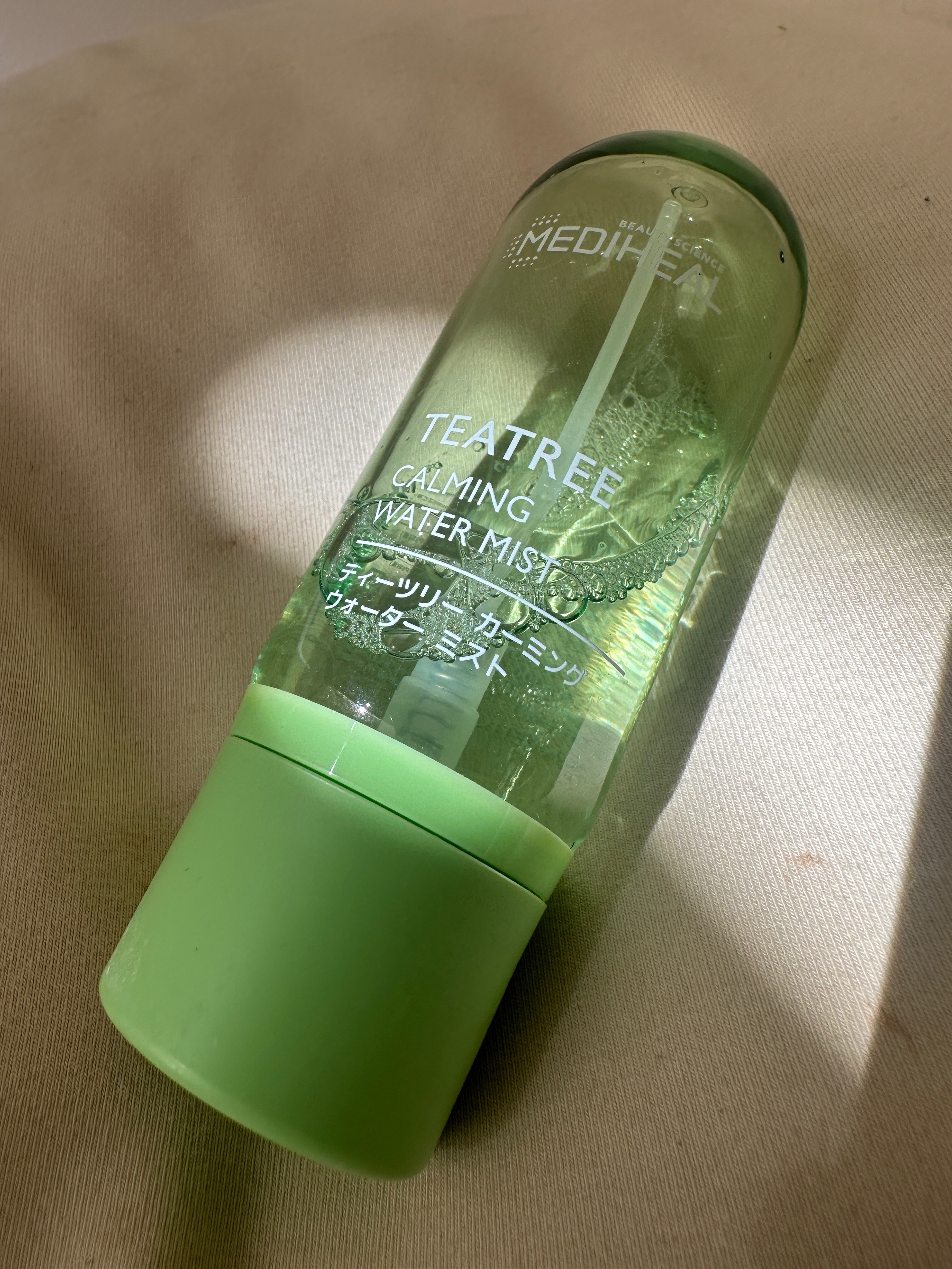 ティーツリーカーミングウォーターミスト/MEDIHEAL/ミスト状化粧水を使ったクチコミ（1枚目）