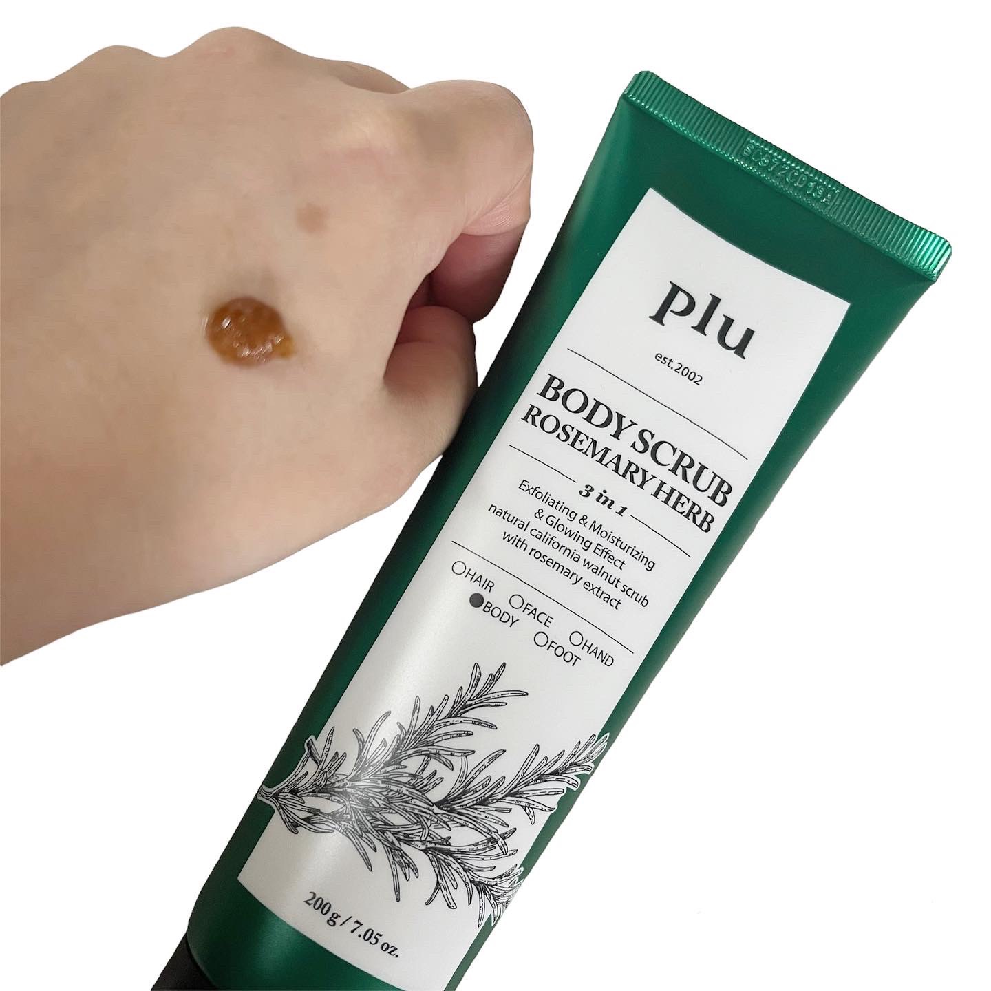 オリジナルボディスクラブ ローズマリーハーブ/plu/ボディスクラブを使ったクチコミ（2枚目）