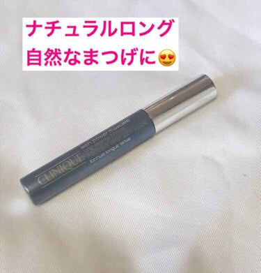 CLINIQUE ラッシュパワーマスカラロングウェア

ずーっと気になってたけど何故か買わなかったCLINIQUEのマスカラ😂
ちょうどポイントが貯まってたので購入してみました！

商品説明
すーっと長