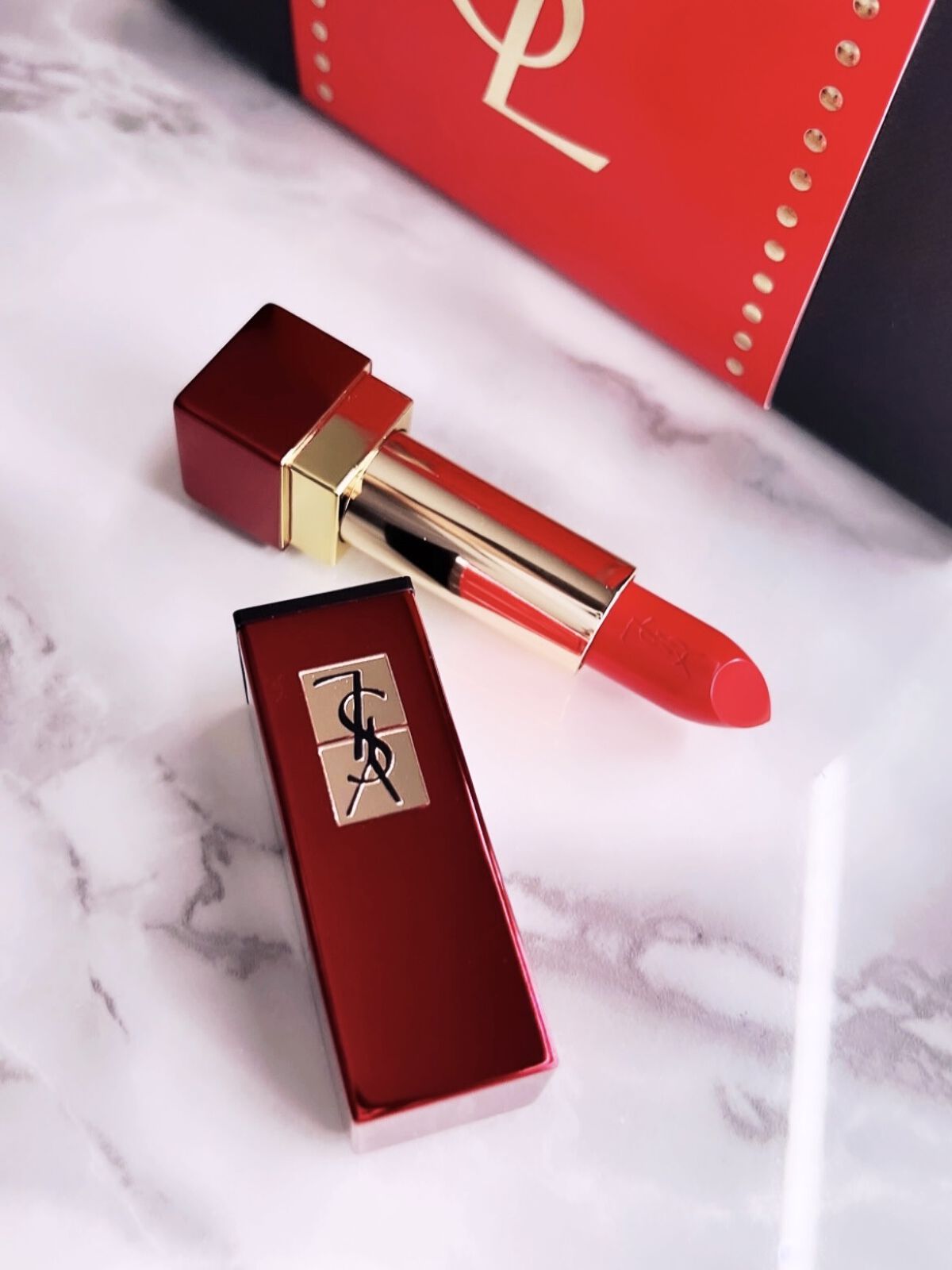 ルージュ ピュール クチュール〈Web限定復刻〉/YVES SAINT LAURENT BEAUTE/口紅を使ったクチコミ（1枚目）