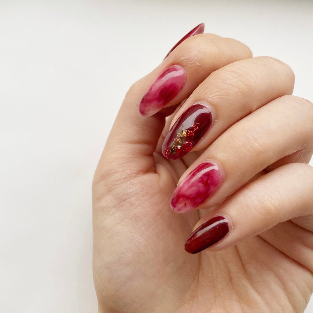 ジェルネイル(ライト対応)/セリア/ジェルネイルを使ったクチコミ(2枚目)