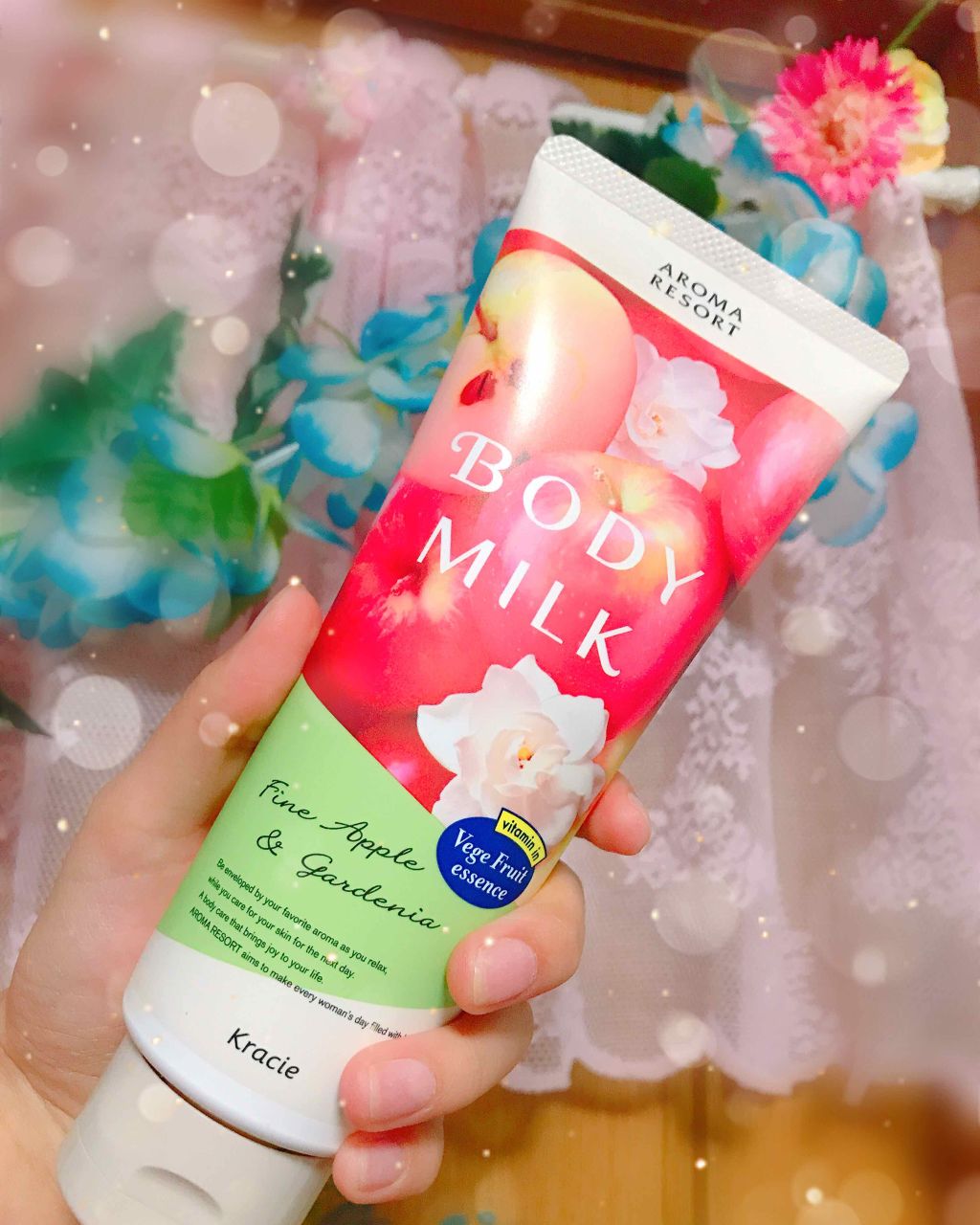 ボディミルク ファインアップル&ガーデニアの香り/アロマリゾート/ボディミルクを使ったクチコミ(1枚目)