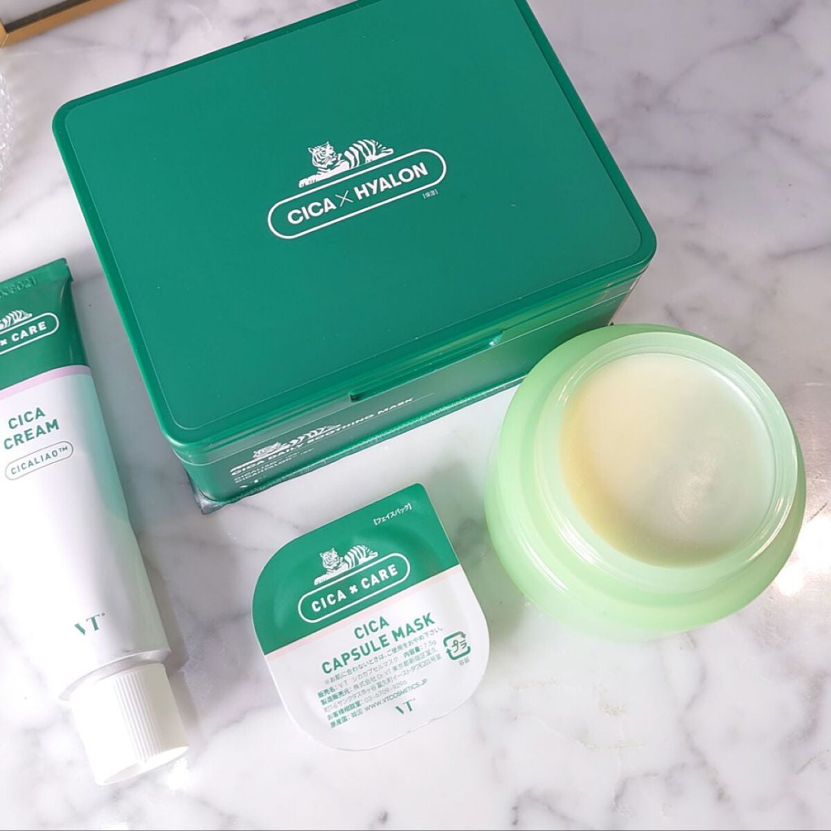 CICA カプセルマスク/VT/洗い流すパック・マスクを使ったクチコミ(2枚目)