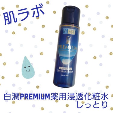 白潤プレミアム薬用浸透美白化粧水/肌ラボ/化粧水を使ったクチコミ（1枚目）