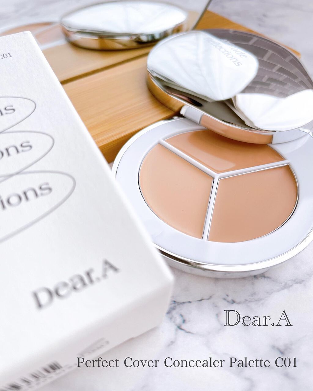 パーフェクトカバー コンシーラーパレット/Dear.A/パレットコンシーラーを使ったクチコミ（1枚目）