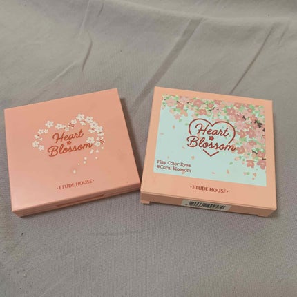 ハート プレイカラーアイズ コーラルブロッサム/ETUDE/アイシャドウパレットを使ったクチコミ(1枚目)