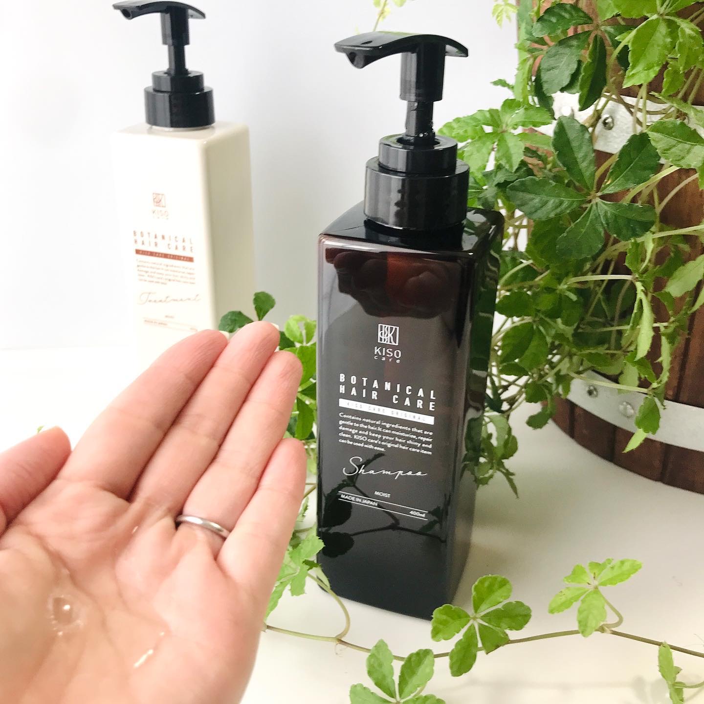 ボタニカルヘアケアシャンプー モイスト／トリートメント モイスト/KISO/市販シャンプーを使ったクチコミ（2枚目）