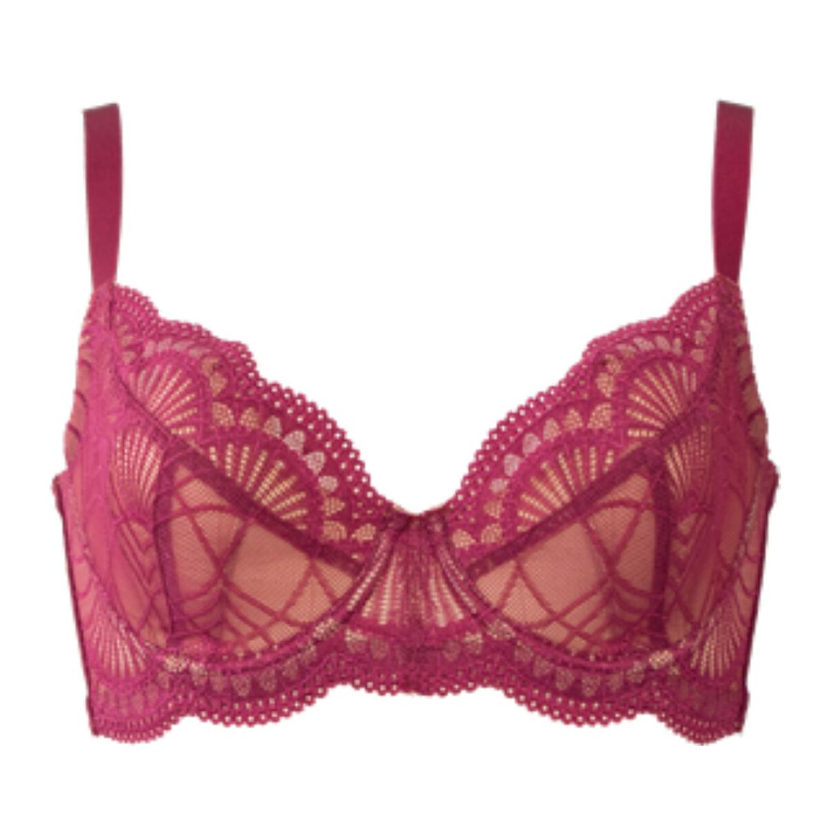 SELFIT BRA バーガンディ