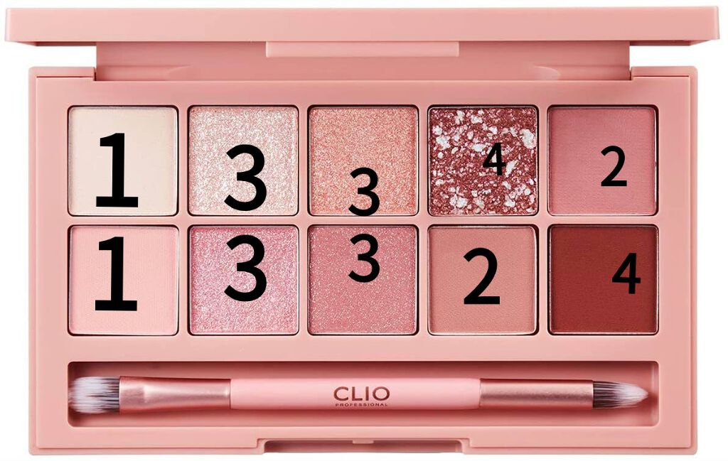 プロ アイ パレット/CLIO/アイシャドウパレットを使ったクチコミ(2枚目)