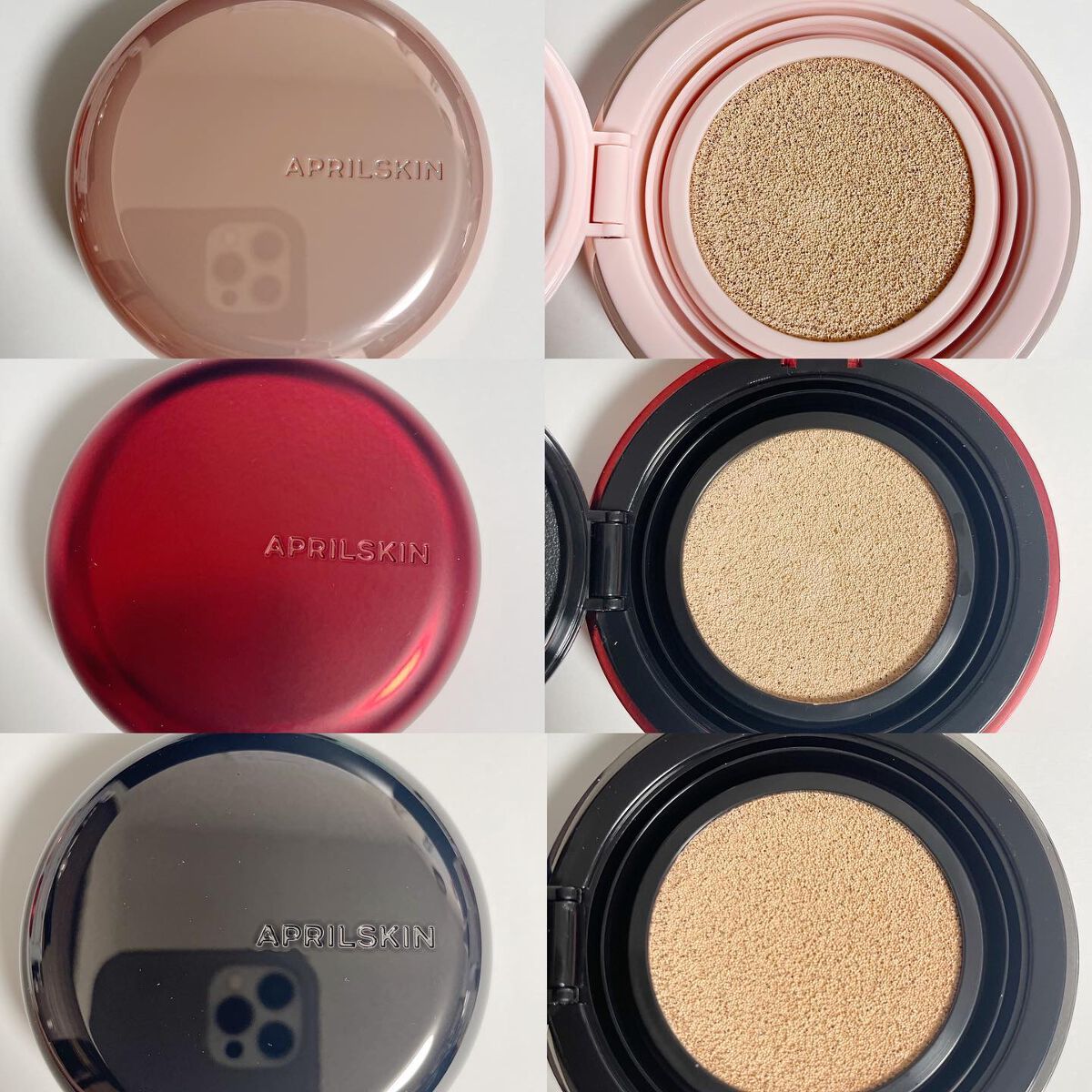 ハイパーカバーフィットクッション red/APRILSKIN/クッションファンデーションを使ったクチコミ（3枚目）