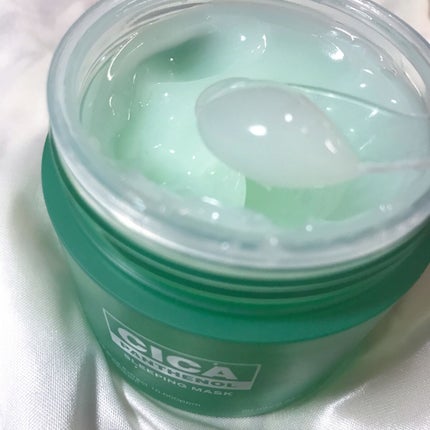 シカパンテノールスリーピングマスク/SNP/フェイスクリームを使ったクチコミ(2枚目)