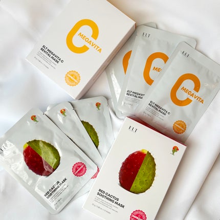 レッドカクタススージングマスク/ELT COSMETICS/シートマスク・パックを使ったクチコミ(5枚目)