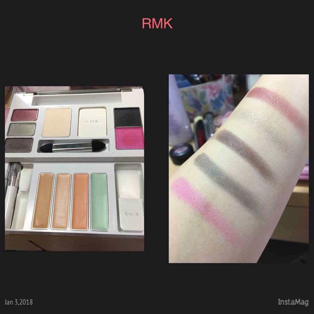 ピーチ'S アイ ＆ チーク パレット/shu uemura/メイクアップキットを使ったクチコミ（2枚目）