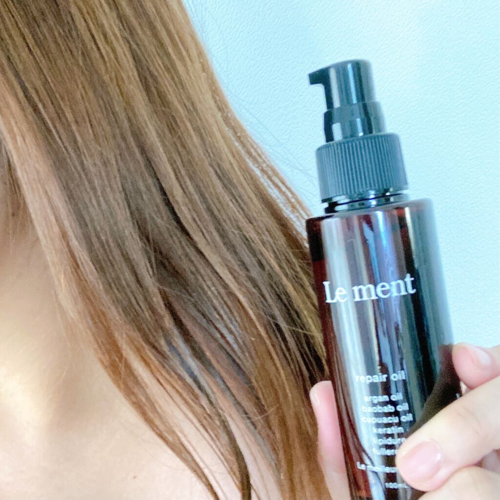 リペア オイル/Le ment/ヘアオイルを使ったクチコミ(3枚目)