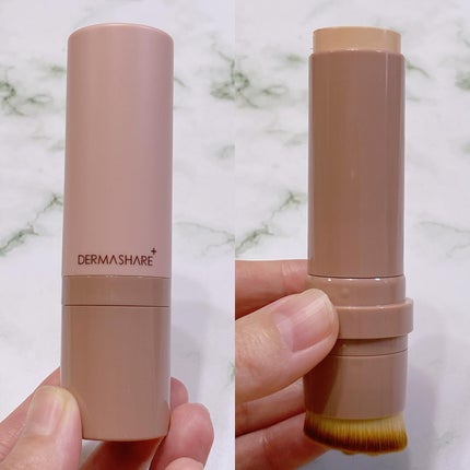ヴィーガンナチュラルカバースティックファンデーション/DERMASHARE/その他ファンデーションを使ったクチコミ(2枚目)