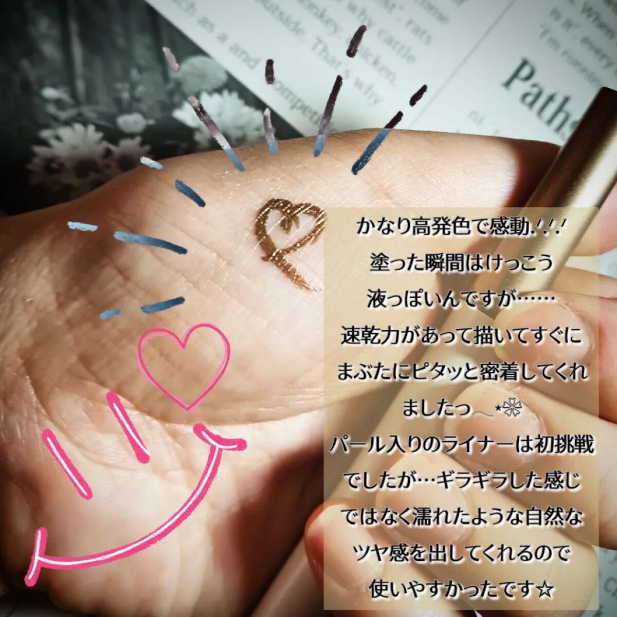 アイデザインライナー/COCOROIKI/リキッドアイライナーを使ったクチコミ(3枚目)