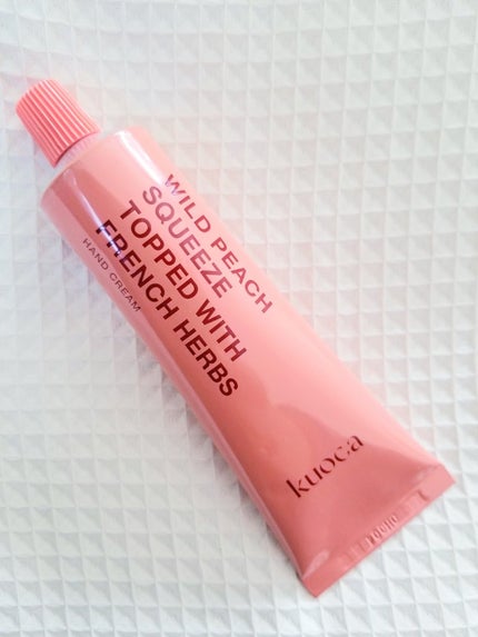 ワイルドピーチ ハンドクリーム/KUOCA/ハンドクリームを使ったクチコミ(1枚目)