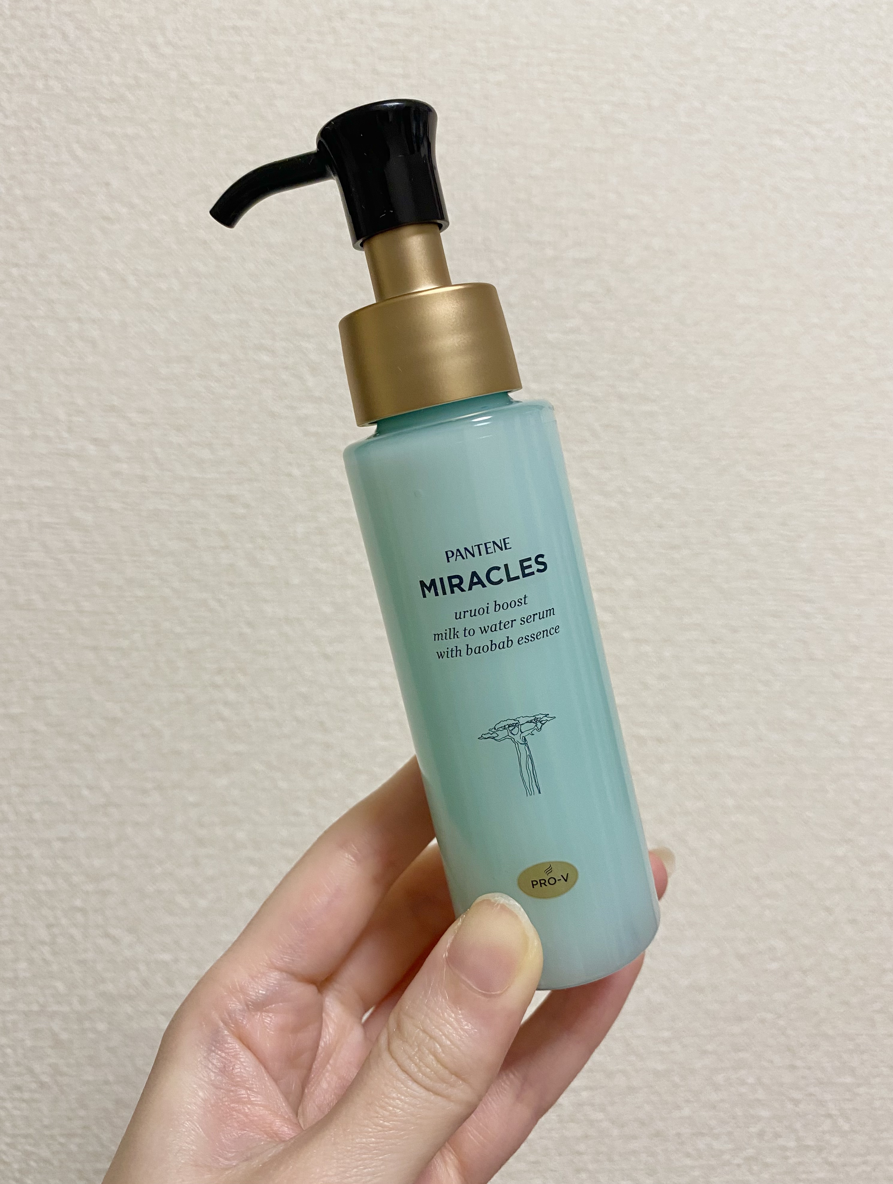 ミラクルズ うるおいブーストミルクウォーターセラム/パンテーン/アウトバストリートメントを使ったクチコミ（2枚目）