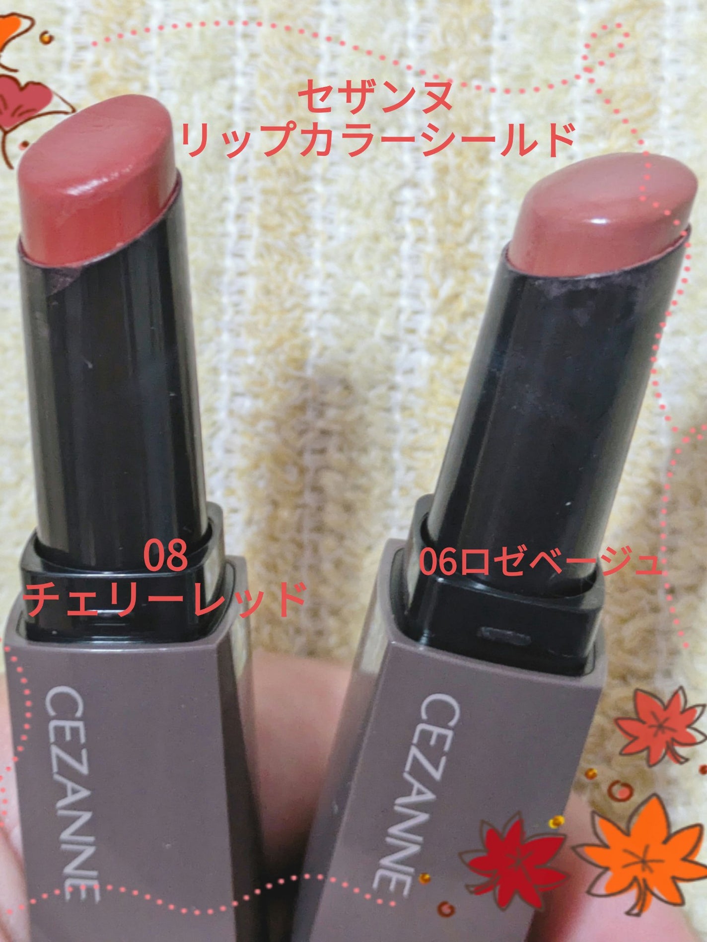 リップカラーシールド/CEZANNE/口紅を使ったクチコミ(5枚目)