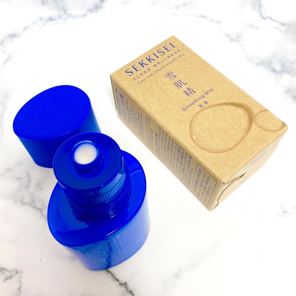 クリアウェルネス スムージング ミルク 本体 90ml/雪肌精/乳液を使ったクチコミ（1枚目）