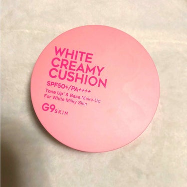 WHITE CREAMY CUSHION(ウユファンデ)/G9SKIN/化粧下地を使ったクチコミ（1枚目）