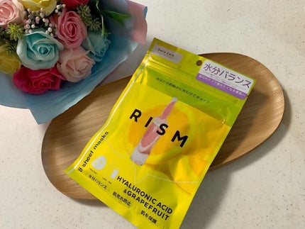 デイリーケアマスク ヒアルロン酸&グレープフルーツ/RISM/シートマスク・パックを使ったクチコミ(1枚目)