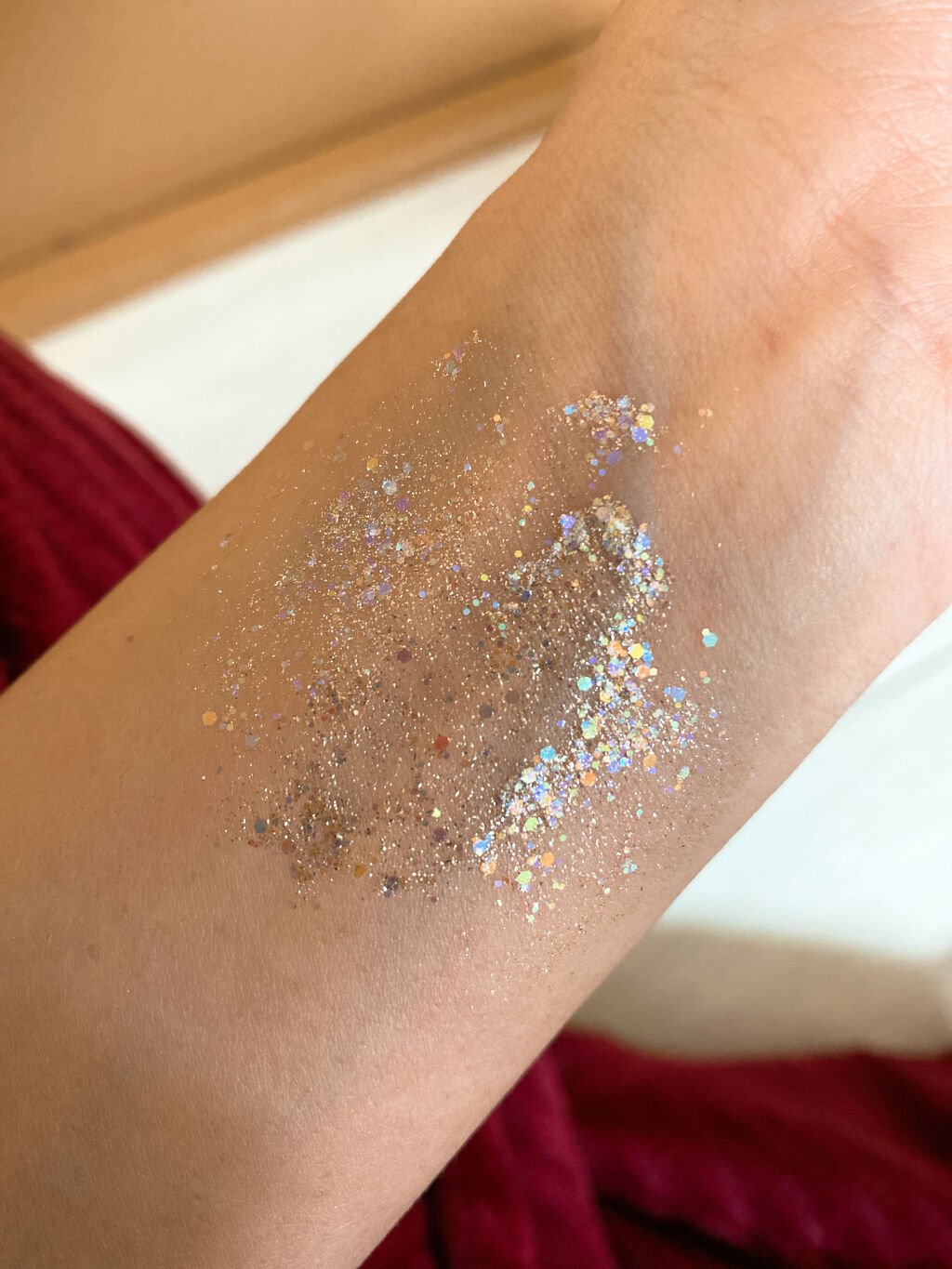 ゲットルーズグリッタージェル/unleashia/グリッターを使ったクチコミ（3枚目）