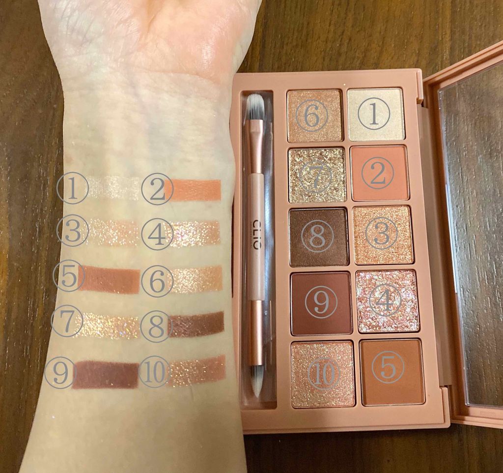 プロ アイ パレット/CLIO/アイシャドウパレットを使ったクチコミ(2枚目)