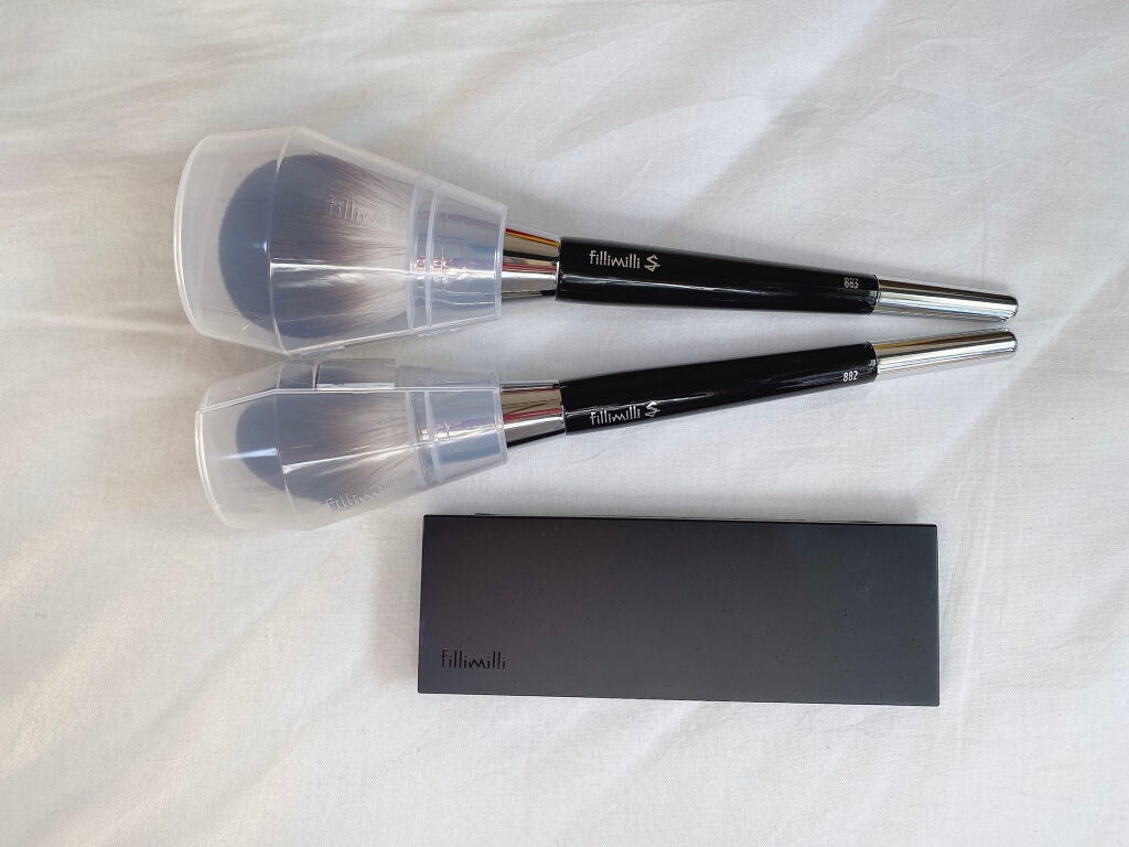 Sシルキーパウダーブラシ (M)882/fillimilli/メイクブラシを使ったクチコミ(3枚目)