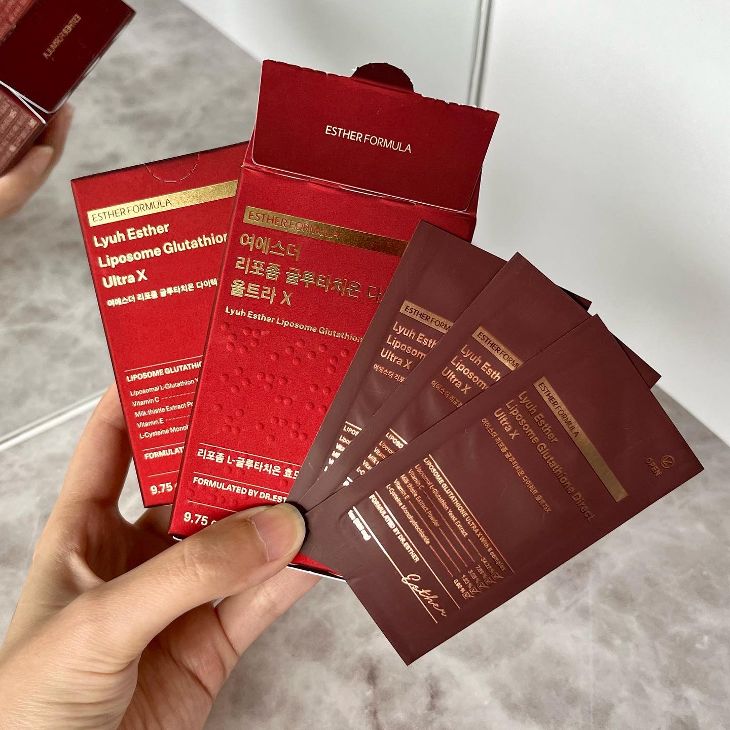 ヨエスターGLTダイレクトウルトラX/ESTHER FORMULA/美容サプリメントを使ったクチコミ（1枚目）
