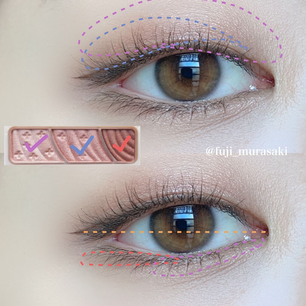 トーンアップアイシャドウ/CEZANNE/アイシャドウパレットを使ったクチコミ(5枚目)