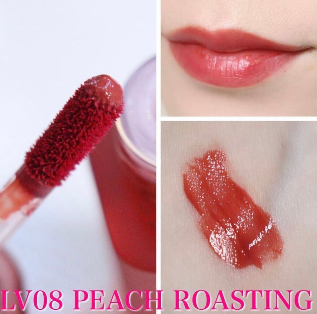 ドリップホットウォーターティント/BLACK ROUGE/リップティントを使ったクチコミ(6枚目)