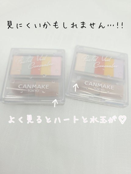 パステルヴェールコンシーラー/キャンメイク/パレットコンシーラーを使ったクチコミ(6枚目)