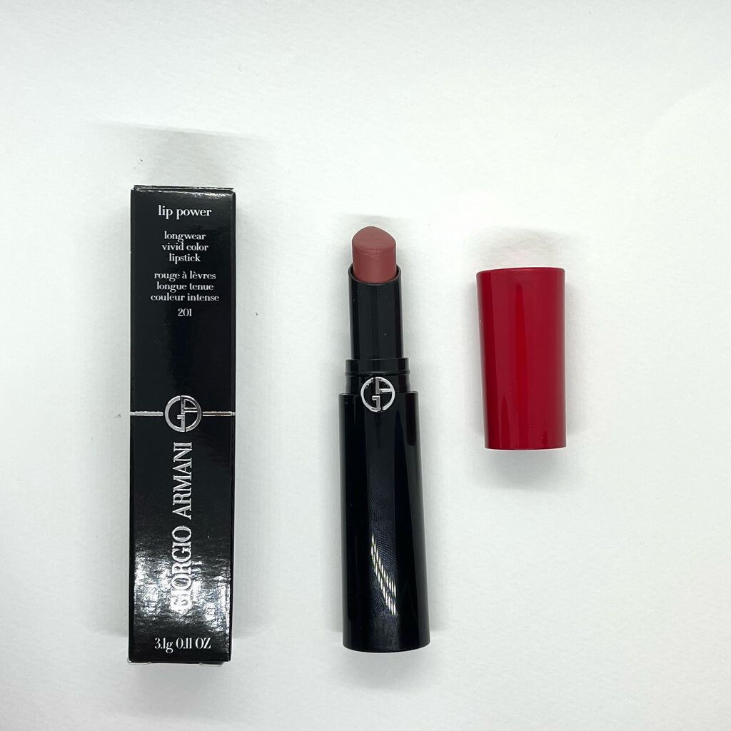 リップ パワー #201 マジェスティック/ジョルジオ アルマーニ ビューティ/口紅を使ったクチコミ（1枚目）