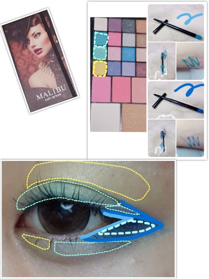 カラーアイライナー/キャンドゥ/ペンシルアイライナーを使ったクチコミ(4枚目)