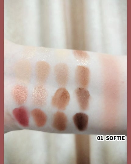 ソフトブラーリングアイパレット/wakemake/アイシャドウパレットを使ったクチコミ(7枚目)