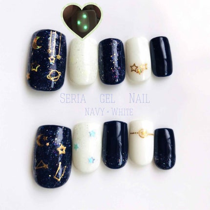 ジェルネイル(ライト対応)/セリア/ジェルネイルを使ったクチコミ(1枚目)