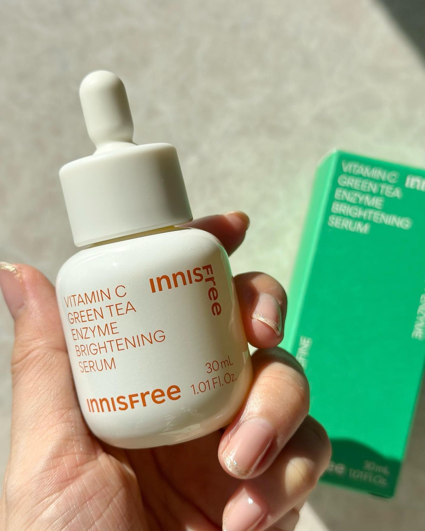 ビタC グリーンティーエンザイム ブライト セラム/innisfree/美容液を使ったクチコミ(2枚目)