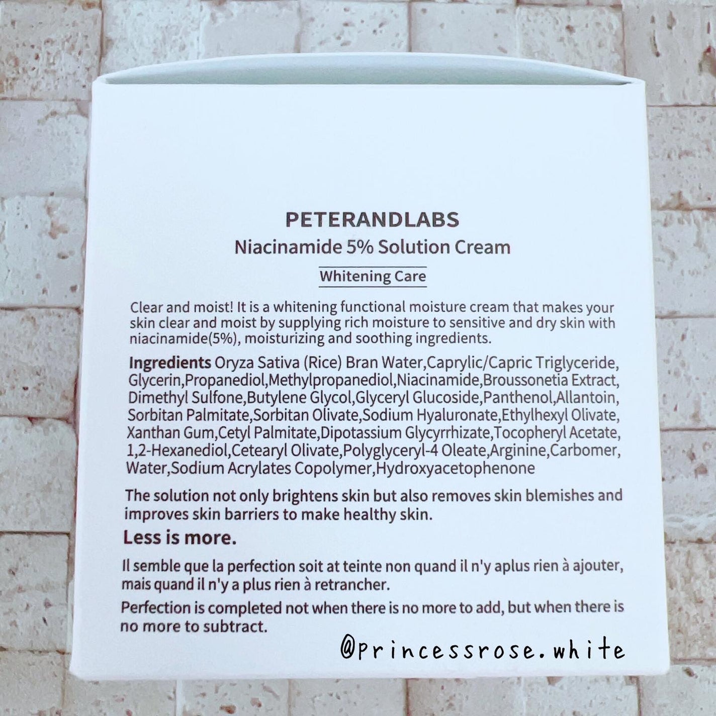 ナイアシンアミド5% ソリューション モイスチャークリーム/PETERANDLABS/フェイスクリームを使ったクチコミ(3枚目)