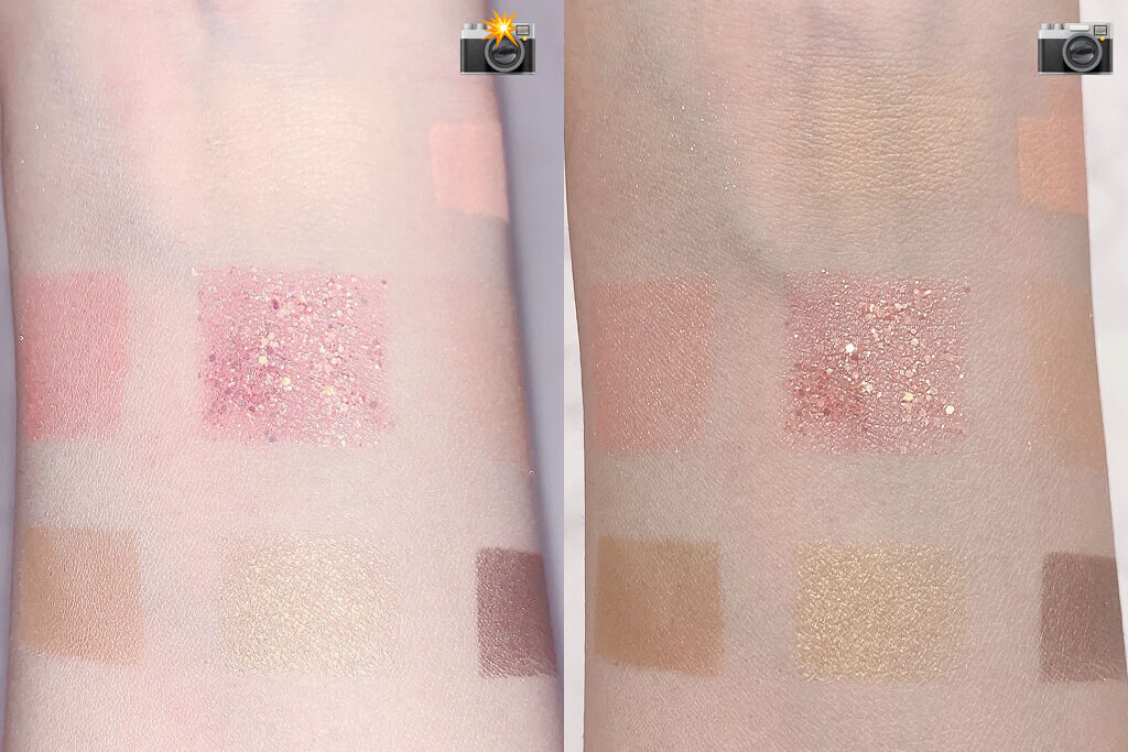 グリッターペディアアイパレット/unleashia/アイシャドウパレットを使ったクチコミ（2枚目）