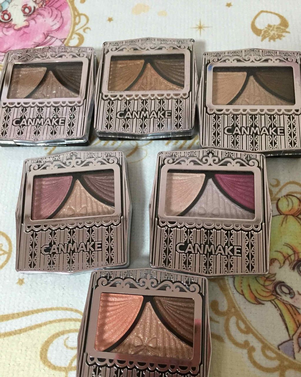 ジューシーピュアアイズ/キャンメイク/アイシャドウパレットを使ったクチコミ(1枚目)