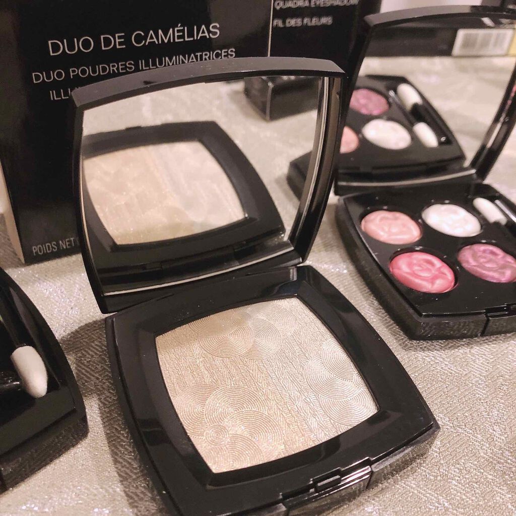 デュオ ドゥ カメリア/CHANEL/プレストパウダーを使ったクチコミ(1枚目)