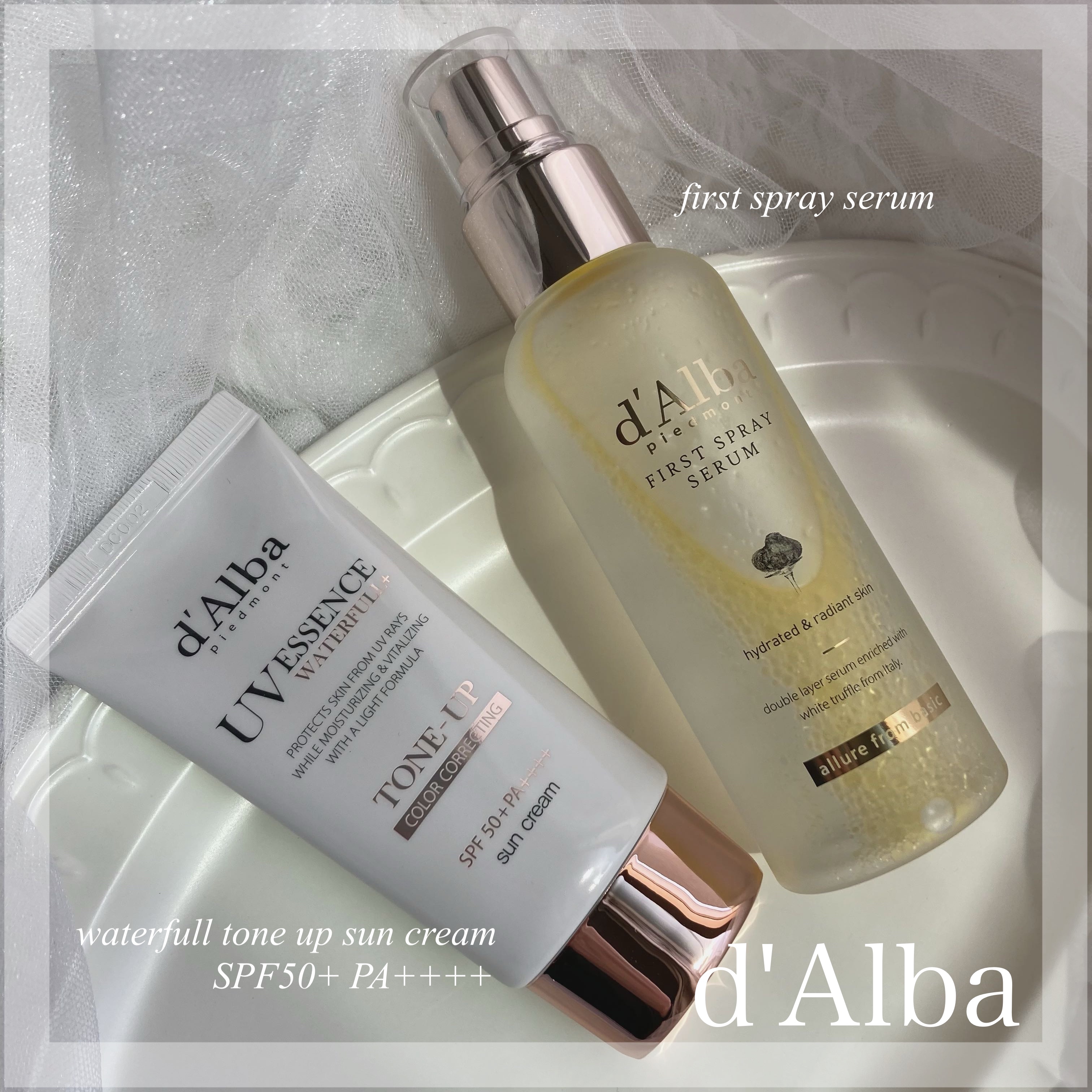 ダルバ ホワイトトリュフファーストスプレーセラム/ダルバ/ミスト状化粧水を使ったクチコミ（1枚目）