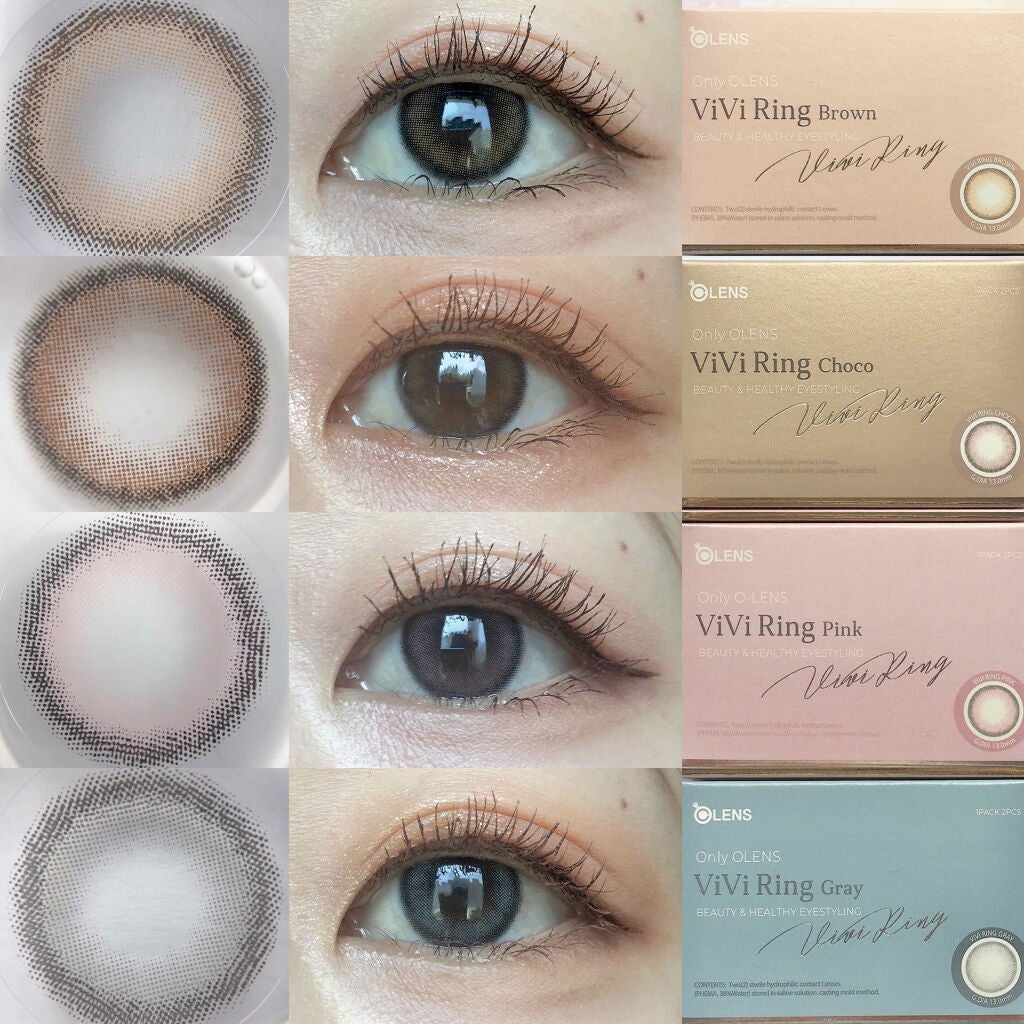 ViVi Ring 1Month/OLENS/カラーコンタクトレンズを使ったクチコミ(2枚目)