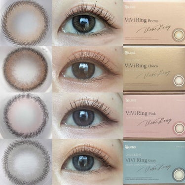 ViVi Ring 1Month ピンク/OLENS/カラーコンタクトレンズを使ったクチコミ（2枚目）