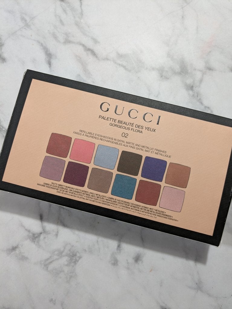 新品★GUCCI パレット ボーテ デ ジュー ゴージャス フローラ12色入り 試してみた】グッチ アイ パレット ボーテ デ ジュー ゴージャス