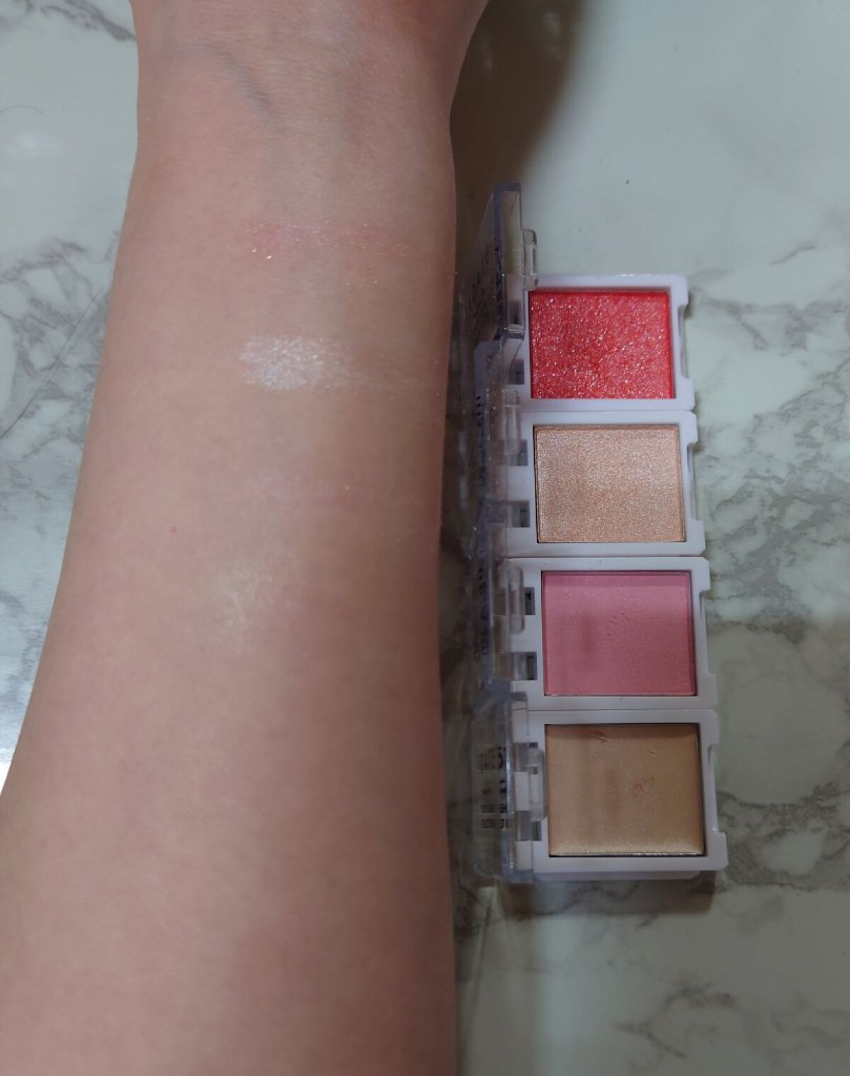 アイデイト カスタムマルチパレット 03 サンセットカクテル/IDATE/アイシャドウパレットを使ったクチコミ（3枚目）