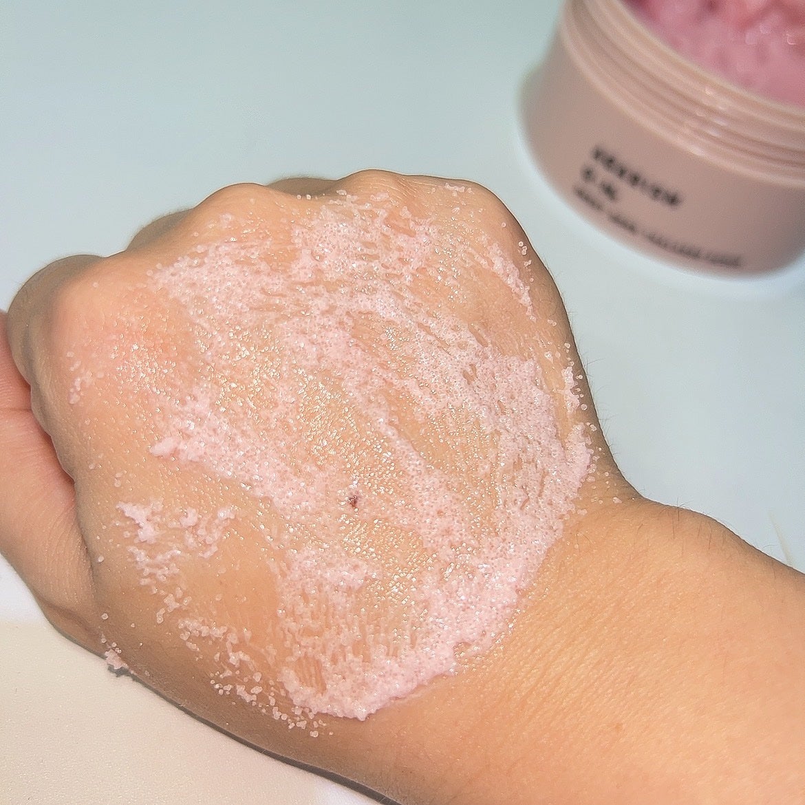 Q+Me スウィート ボム タラソ スクラブ/AGARISM/バスト・ヒップケアを使ったクチコミ(8枚目)