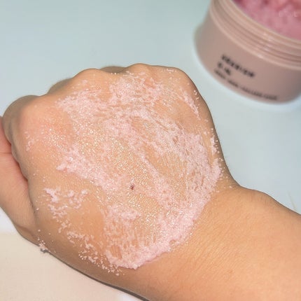 Q+Me スウィート ボム タラソ スクラブ/AGARISM/バスト・ヒップケアを使ったクチコミ(8枚目)