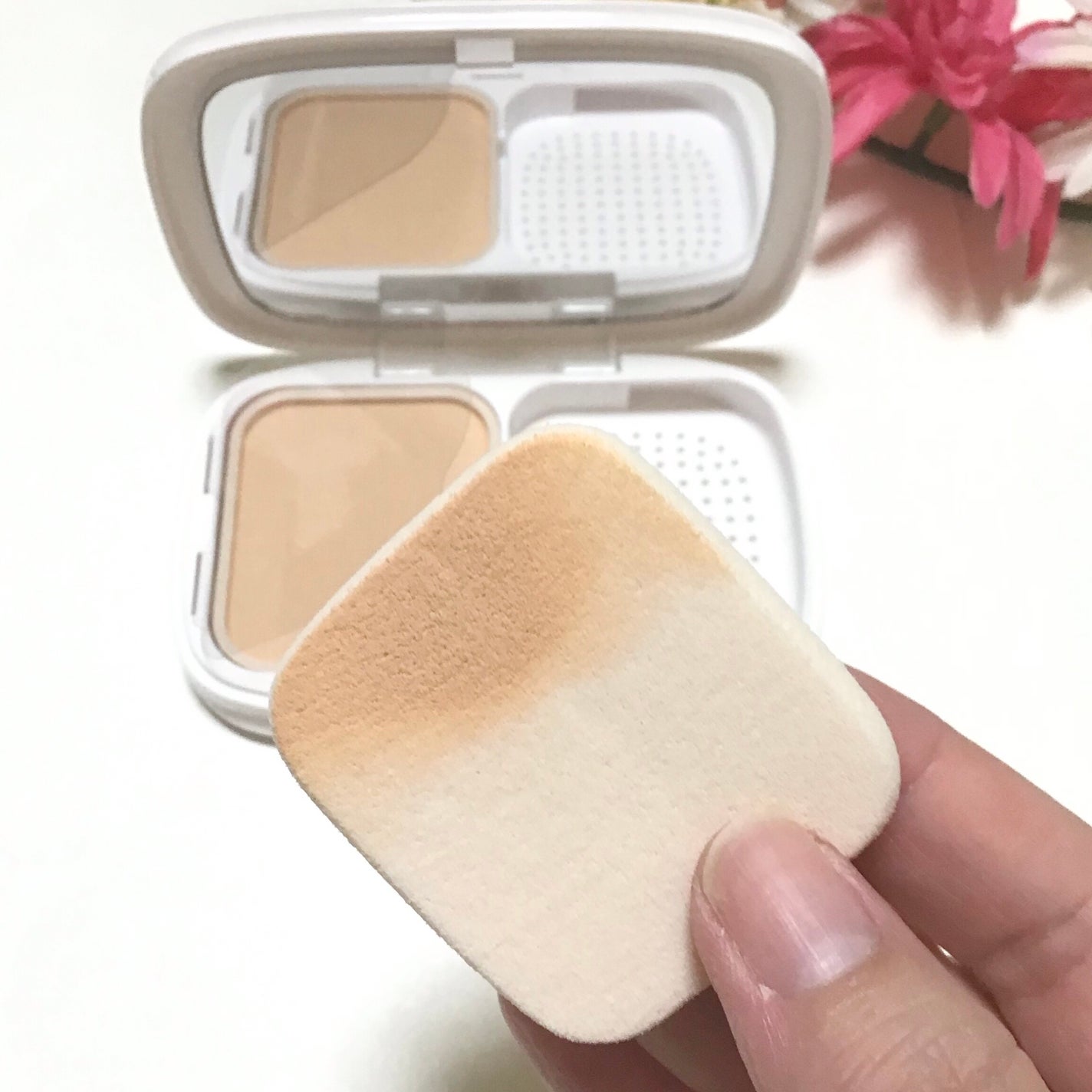 パウダーファンデーション/media luxe/パウダーファンデーションを使ったクチコミ(5枚目)